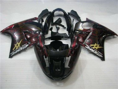Best 1996-2007 Red Flame Honda CBR1100XX Motor Fairings UK