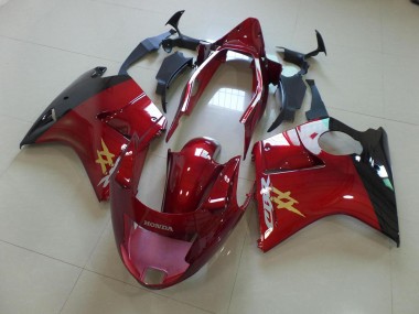 Best 1996-2007 Candy Red Black OEM Style Honda CBR1100XX Motorcycle Fairings UK