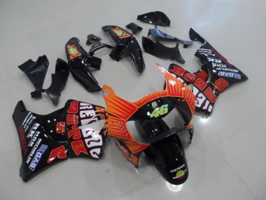 Best 1998-1999 Black Rossi Honda CBR900RR 919 Motorbike Fairing Kits UK