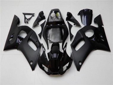 Best 1998-2002 Glossy Matte Black Yamaha YZF R6 Moto Fairings UK