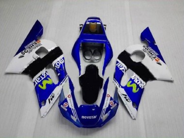 Best 1998-2002 Blue Green White Yamaha YZF R6 Motorbike Fairing UK