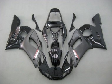 Best 1998-2002 Contrast Black Yamaha YZF R6 Moto Fairings UK