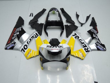 Best 2000-2001 Yellow Silver Black Repsol Honda CBR900RR 929 Motor Bike Fairings UK