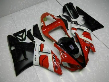 Best 2000-2001 Red Black Yamaha YZF R1 Motorbike Fairing Kits UK
