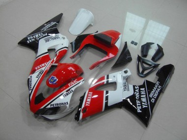 Best 2000-2001 Red White Yamalube Yamaha YZF R1 Motorcycle Fairing UK