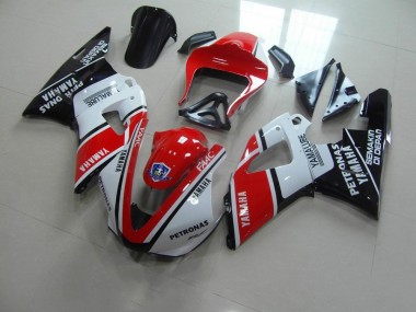 Best 2000-2001 Red White Yamalube Race Yamaha YZF R1 Motorcycle Fairings Kits UK