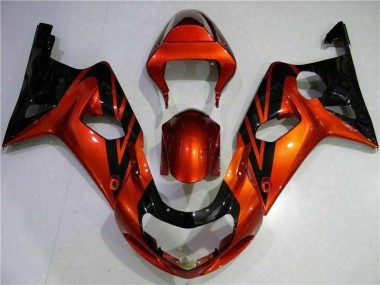 Best 2000-2002 Orange Black Suzuki GSXR 1000 Bike Fairing UK