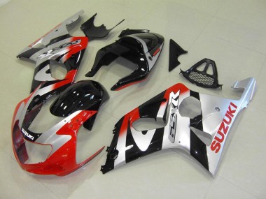 Best 2000-2002 Red Silver Suzuki GSXR 1000 Motorcycle Fairings UK