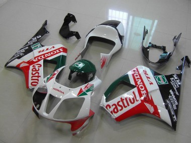 Best 2000-2006 Castrol Honda VTR1000 Motorcycle Fairings Kit UK