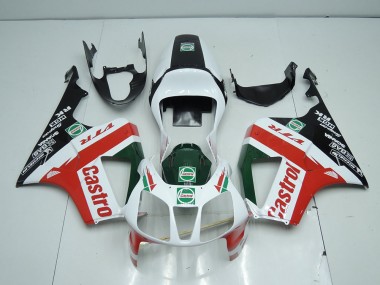Best 2000-2006 White Black Red Castro Honda VTR1000 Bike Fairings UK