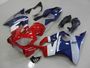 Best 2001-2003 Red Blue Silver Honda CBR600 F4i Bike Fairing UK