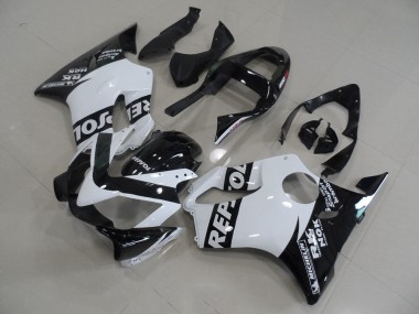 Best 2001-2003 White Repsol Honda CBR600 F4i Motorcycle Fairings Kit UK