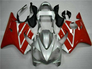 Best 2001-2003 Red Silver Honda CBR600 F4i Motor Bike Fairings UK