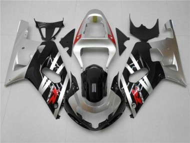 Best 2001-2003 Silver Suzuki GSXR 600/750 Motorcycle Fairings Kits UK