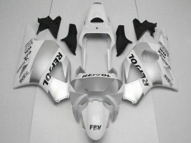 Best 2002-2003 White Silver Black Repsol Honda CBR900RR 954RR Motorcycle Replacement Fairings UK