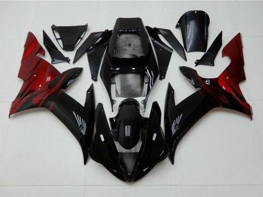 Best 2002-2003 Black Red Yamaha YZF R1 Motorcycle Fairing UK