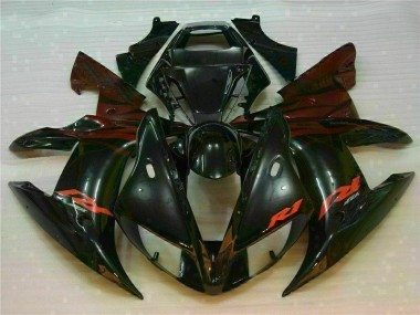 Best 2002-2003 Black Yamaha YZF R1 Bike Fairings UK