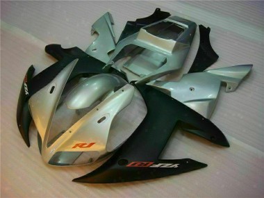 Best 2002-2003 Silver Yamaha YZF R1 Replacement Motorcycle Fairings UK