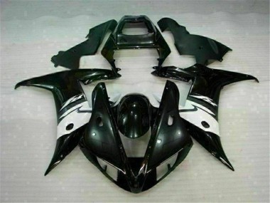 Best 2002-2003 Black Yamaha YZF R1 Motorcycle Fairings Kit UK