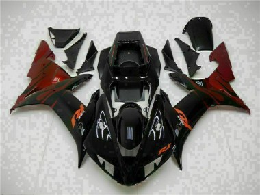 Best 2002-2003 Black Yamaha YZF R1 Motorcylce Fairings UK