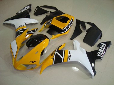 Best 2002-2003 Yellow Anniversary Yamaha YZF R1 Replacement Motorcycle Fairings UK