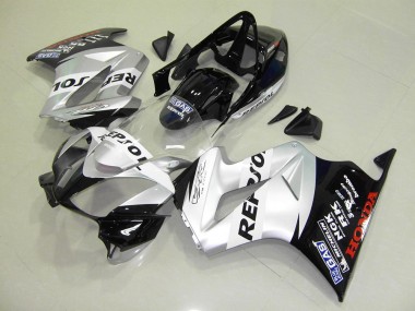 Best 2002-2013 Silver Repsol Honda VFR800 Motorbike Fairing Kits UK