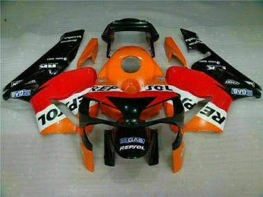 Best 2003-2004 Orange Repsol Honda CBR600RR Motorbike Fairing Kits UK