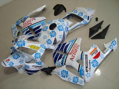 Best 2003-2004 Nastro Azzurro Honda CBR600RR Motorcycle Fairings Kits UK