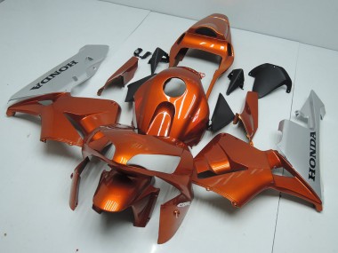 Best 2003-2004 Orange Silver Honda CBR600RR Motorbike Fairing UK