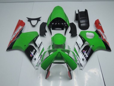 Best 2003-2004 Green Motocard Kawasaki ZX6R Motorbike Fairings UK