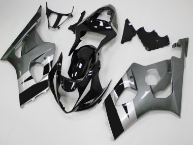 Best 2003-2004 Black Grey Suzuki GSXR 1000 Moto Fairings UK