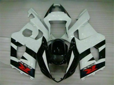 Best 2003-2004 White Black Suzuki GSXR 1000 Motorcyle Fairings UK