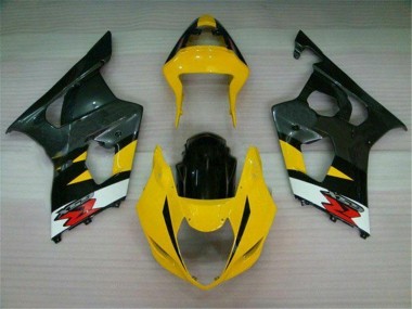 Best 2003-2004 Yellow Black Suzuki GSXR 1000 Motorcycle Fairings Kit UK