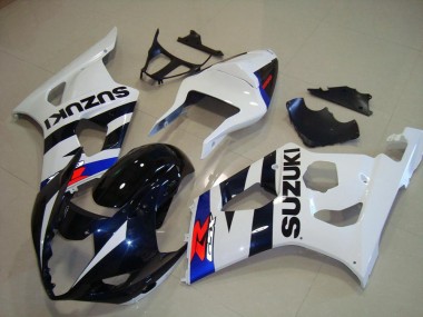 Best 2003-2004 Dark Blue White Suzuki GSXR 1000 Replacement Fairings UK
