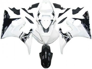 Best 2003-2005 Black White Tribal Yamaha YZF R6 Motorcycle Fairing UK