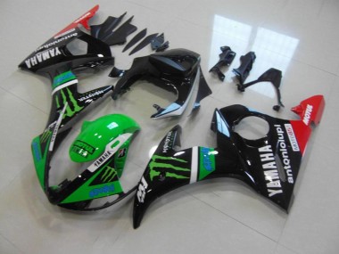 Best 2003-2005 Green Monster Yamaha YZF R6 Replacement Motorcycle Fairings UK