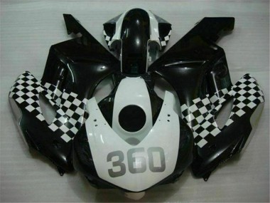 Best 2004-2005 White Black Honda CBR1000RR Replacement Fairings UK