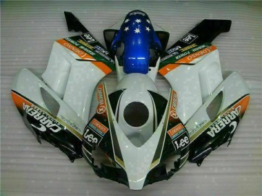 Best 2004-2005 White Blue Honda CBR1000RR Replacement Fairings UK