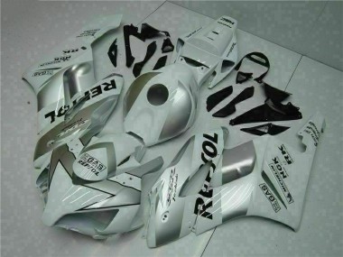 Best 2004-2005 Silver White Repsol Honda CBR1000RR Motorcylce Fairings UK