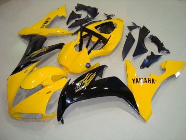 Best 2004-2006 Yellow Black Flame Yamaha YZF R1 Replacement Motorcycle Fairings UK