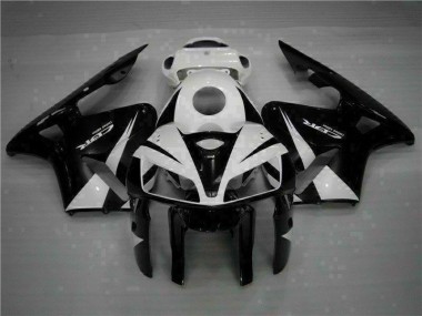 Best 2005-2006 Black Honda CBR600RR Motorcycle Fairing Kit UK