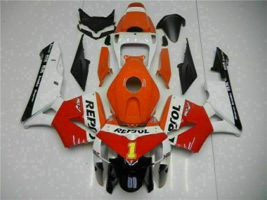 Best 2005-2006 Orange Repsol Honda CBR600RR Bike Fairing Kit UK