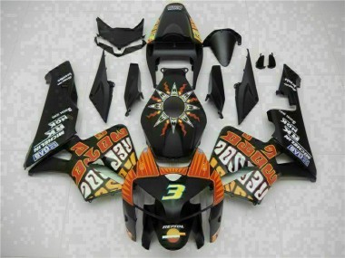 Best 2005-2006 Black Honda CBR600RR Motorbike Fairing UK