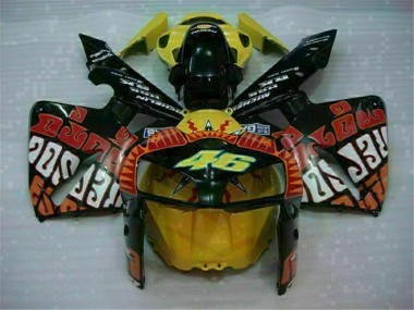 Best 2005-2006 Black Red Yellow 46 Honda CBR600RR Motorcycle Fairing UK