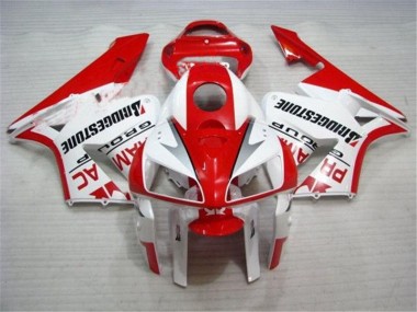 Best 2005-2006 Red White Honda CBR600RR Bike Fairings UK