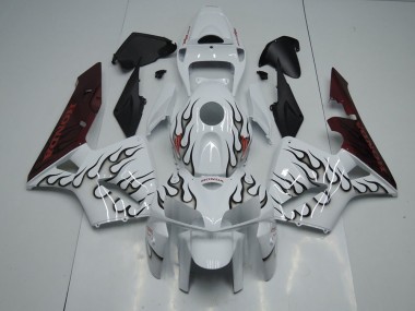 Best 2005-2006 Black Flame Honda CBR600RR Motorbike Fairing UK