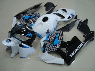 Best 2005-2006 Matte Black with Red Sticker Honda CBR600RR Motorcyle Fairings UK