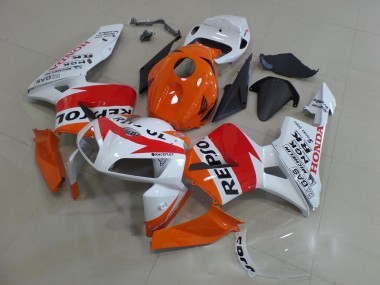 Best 2005-2006 Orange White Repsol Honda CBR600RR Motorbike Fairings UK