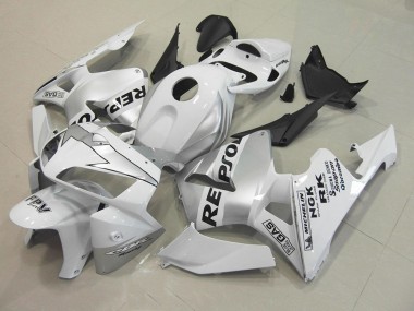 Best 2005-2006 Repsol White Silver Honda CBR600RR Bike Fairing Kit UK
