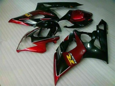 Best 2005-2006 Red Black Suzuki GSXR 1000 Bike Fairing Kit UK